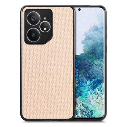 Carbon Fiber Texture Leather Back Cover Phone Case, For Realme 14 Pro+, For Realme 14 Pro, For Realme Neo7, For Realme C30