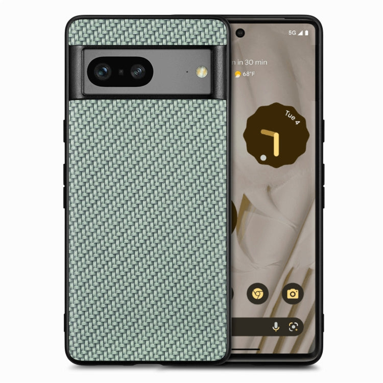 Carbon Fiber Texture Leather Back Cover Phone Case, For Google Pixel 10 Pro XL, For Google Pixel 10 / 10 Pro, For Google Pixel 9a, For Google Pixel 9 Pro XL, For Google Pixel 9 / 9 Pro, For Google Pixel 7a, For Google Pixel 6a, For Google Pixel 6 Pro  ...