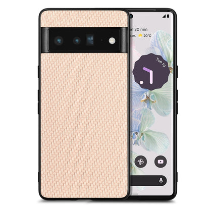 Carbon Fiber Texture Leather Back Cover Phone Case, For Google Pixel 10 Pro XL, For Google Pixel 10 / 10 Pro, For Google Pixel 9a, For Google Pixel 9 Pro XL, For Google Pixel 9 / 9 Pro, For Google Pixel 7a, For Google Pixel 6a, For Google Pixel 6 Pro  ...