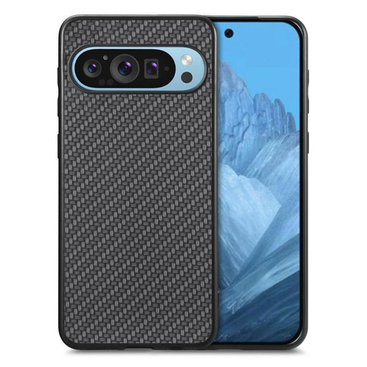 Carbon Fiber Texture Leather Back Cover Phone Case, For Google Pixel 10 Pro XL, For Google Pixel 10 / 10 Pro, For Google Pixel 9a, For Google Pixel 9 Pro XL, For Google Pixel 9 / 9 Pro, For Google Pixel 7a, For Google Pixel 6a, For Google Pixel 6 Pro