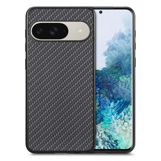 Carbon Fiber Texture Leather Back Cover Phone Case, For Google Pixel 11 Pro XL, For Google Pixel 11, For Google Pixel 11 Pro, For Google Pixel 10 Pro XL, For Google Pixel 9a, For Google Pixel 9 Pro XL, For Google Pixel 7a, For Google Pixel 6a