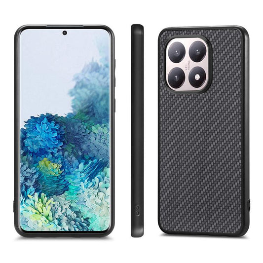 Carbon Fiber Texture Leather Back Cover Phone Case