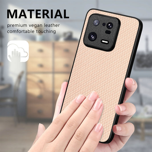 Carbon Fiber Texture Leather Back Cover Phone Case, For Xiaomi 15 Ultra, For Redmi Turbo 4, For Xiaomi Poco X7 Pro, For Xiaomi 15 Pro, For Xiaomi 15, For Redmi Note 14 5G, For  Redmi Note 14 Pro+ 5G, For Redmi Note 14 Pro 5G, For Xiaomi 13 Pro���������...