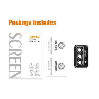 ENKAY Hat-Prince 9H Rear Lens Aluminium Alloy Tempered Glass Film, For Samsung Galaxy Z Fold5 / A25 5G, For Samsung Galaxy Z Flip5