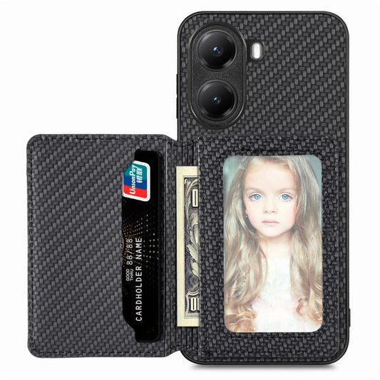 Carbon Fiber Magnetic Card Bag Phone Case, For Redmi Turbo 4, For Xiaomi Poco X7 Pro, For Xiaomi 15 Pro, For Xiaomi 15, For Redmi Note 14 5G, For Redmi Note 14 Pro+ 5G, For Redmi Note 14 Pro 5G, For Redmi Note 13 Pro 4G, For Redmi Note 13 4G�����������...