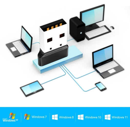 OY313 USB Bluetooth 5.3 Adapter Draadloze zender/ontvanger voor pc Windows 11 10 8 7, OY313