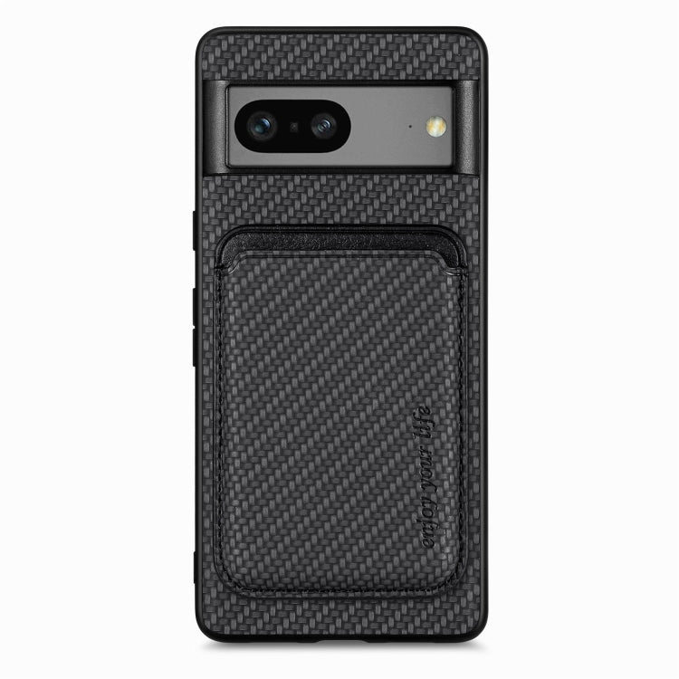 Carbon Fiber Leather Card Magsafe Phone Case, For Google Pixel 10 Pro XL, For Google Pixel 9 Pro XL, For Google Pixel 10 / 10 Pro, For Google Pixel 9 / 9 Pro, For Google Pixel 9a, For Google Pixel 7 Pro, For Google Pixel 7, For Google Pixel 6