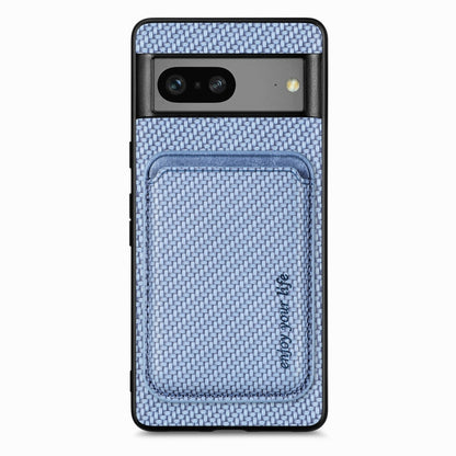 Carbon Fiber Leather Card Magsafe Phone Case, For Google Pixel 10 Pro XL, For Google Pixel 9 Pro XL, For Google Pixel 10 / 10 Pro, For Google Pixel 9 / 9 Pro, For Google Pixel 9a, For Google Pixel 7 Pro, For Google Pixel 7, For Google Pixel 6