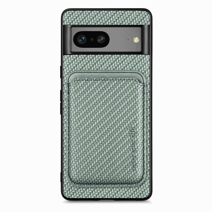 Carbon Fiber Leather Card Magsafe Phone Case, For Google Pixel 10 Pro XL, For Google Pixel 9 Pro XL, For Google Pixel 10 / 10 Pro, For Google Pixel 9 / 9 Pro, For Google Pixel 9a, For Google Pixel 7 Pro, For Google Pixel 7, For Google Pixel 6