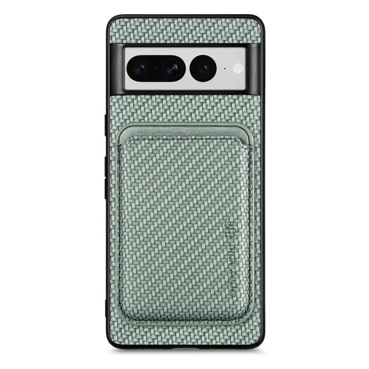 Carbon Fiber Leather Card Magsafe Phone Case, For Google Pixel 10 Pro XL, For Google Pixel 9 Pro XL, For Google Pixel 10 / 10 Pro, For Google Pixel 9 / 9 Pro, For Google Pixel 9a, For Google Pixel 7 Pro, For Google Pixel 7, For Google Pixel 6