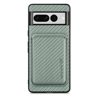 Carbon Fiber Leather Card Magsafe Phone Case, For Google Pixel 10 Pro XL, For Google Pixel 9 Pro XL, For Google Pixel 10 / 10 Pro, For Google Pixel 9 / 9 Pro, For Google Pixel 9a, For Google Pixel 7 Pro, For Google Pixel 7, For Google Pixel 6