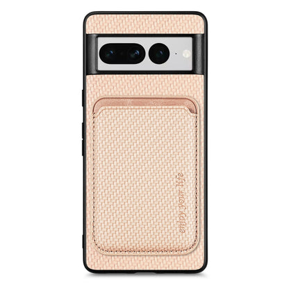 Carbon Fiber Leather Card Magsafe Phone Case, For Google Pixel 10 Pro XL, For Google Pixel 9 Pro XL, For Google Pixel 10 / 10 Pro, For Google Pixel 9 / 9 Pro, For Google Pixel 9a, For Google Pixel 7 Pro, For Google Pixel 7, For Google Pixel 6