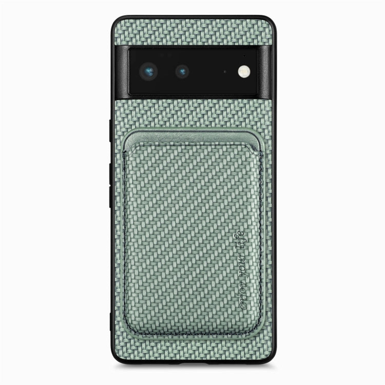 Carbon Fiber Leather Card Magsafe Phone Case, For Google Pixel 10 Pro XL, For Google Pixel 9 Pro XL, For Google Pixel 10 / 10 Pro, For Google Pixel 9 / 9 Pro, For Google Pixel 9a, For Google Pixel 7 Pro, For Google Pixel 7, For Google Pixel 6