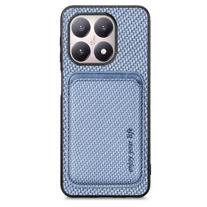 Carbon Fiber Leather Card Magnetic Phone Case