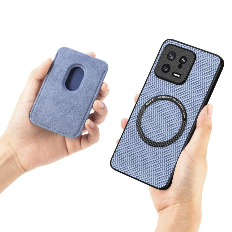 Carbon Fiber Leather Card Magnetic Phone Case, For Xiaomi Poco M5 4G, For Xiaomi Redmi Note 11T Pro 5G, For Xiaomi Redmi Note 10 4G