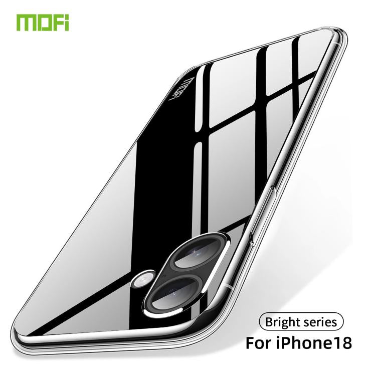 MOFI Ming Series Ultra-thin TPU Phone Case, For iPhone 18, For iPhone 18 Pro, For iPhone 18 Pro Max, For iPhone 17 Pro Max, For iPhone 17 Pro, For iPhone 17, For iPhone Air, For iPhone 16 Pro Max, For iPhone 16 Pro, For iPhone 16 Plus, For iPhone 16   ...