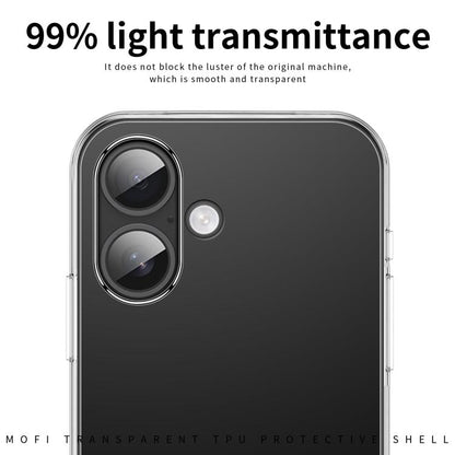 MOFI Ming Series Ultra-thin TPU Phone Case, For iPhone 18, For iPhone 18 Pro, For iPhone 18 Pro Max, For iPhone 17 Pro Max, For iPhone 17 Pro, For iPhone 17, For iPhone Air, For iPhone 16 Pro Max, For iPhone 16 Pro, For iPhone 16 Plus, For iPhone 16   ...