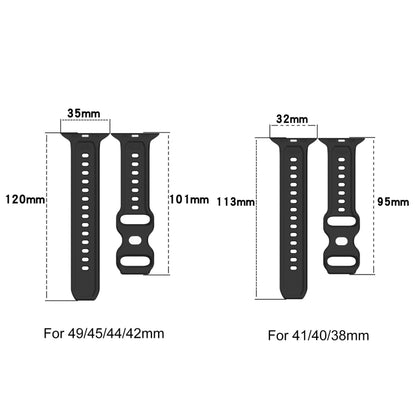 Reverse Buckle Dot Texture Silicone Watch Band, For Apple Watch Ultra 49mm, For Apple Watch 8 41mm, For Apple Watch 8 45mm, For Apple Watch SE 2022 40mm, For Apple Watch SE 2022 44mm, For Apple Watch 7 41mm, For Apple Watch 7 45mm, For Apple Watch SE 4...