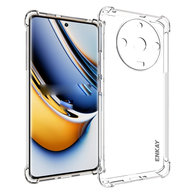 ENKAY Transparent TPU Shockproof Anti-slip Phone Case, For Realme 16 Pro+ 5G Global, For Realme 16 Pro 5G Global, For Realme C85 Pro 4G Global, For Realme 15 Pro 5G Global, For Realme 15 5G Global, For Realme 14 Pro 5G, For Realme 14X 5G Global        ...