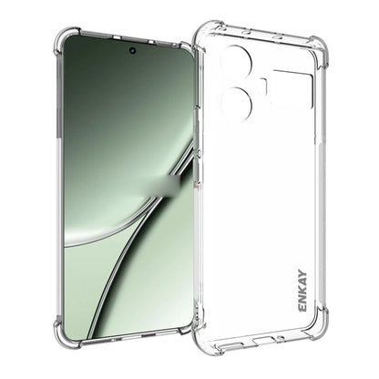 ENKAY Transparent TPU Shockproof Anti-slip Phone Case, For Realme 16T 5G, For Realme 16 Pro+ 5G Global, For Realme 16 Pro 5G Global, For Realme C85 Pro 4G Global, For Realme 15 Pro 5G Global, For Realme 15 5G Global, For Realme 14 Pro 5G               ...