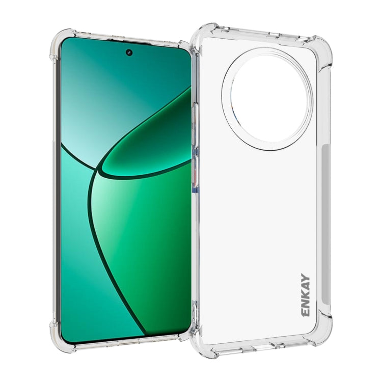 ENKAY Transparent TPU Shockproof Anti-slip Phone Case, For Realme 16T 5G, For Realme 16 Pro+ 5G Global, For Realme 16 Pro 5G Global, For Realme C85 Pro 4G Global, For Realme 15 Pro 5G Global, For Realme 15 5G Global, For Realme 14 Pro 5G               ...