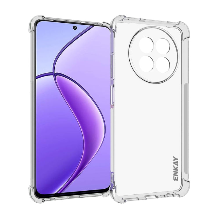 ENKAY Transparent TPU Shockproof Anti-slip Phone Case, For Realme 16 Pro+ 5G Global, For Realme 16 Pro 5G Global, For Realme C85 Pro 4G Global, For Realme 15 Pro 5G Global, For Realme 15 5G Global, For Realme 14 Pro 5G, For Realme 14X 5G Global        ...