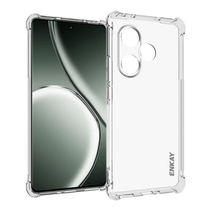 ENKAY Transparent TPU Shockproof Anti-slip Phone Case, For Realme 16T 5G, For Realme 16 Pro+ 5G Global, For Realme 16 Pro 5G Global, For Realme C85 Pro 4G Global, For Realme 15 Pro 5G Global, For Realme 15 5G Global, For Realme 14 Pro 5G               ...