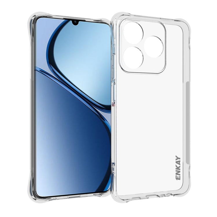 ENKAY Transparent TPU Shockproof Anti-slip Phone Case, For Realme 16T 5G, For Realme 16 Pro+ 5G Global, For Realme 16 Pro 5G Global, For Realme C85 Pro 4G Global, For Realme 15 Pro 5G Global, For Realme 15 5G Global, For Realme 14 Pro 5G               ...