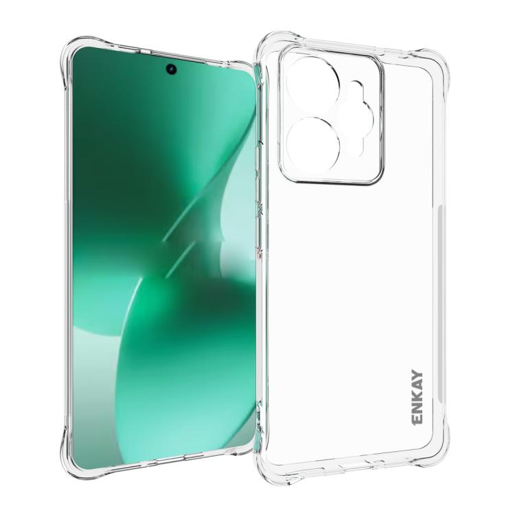 ENKAY Transparent TPU Shockproof Anti-slip Phone Case, For Realme 16T 5G, For Realme 16 Pro+ 5G Global, For Realme 16 Pro 5G Global, For Realme C85 Pro 4G Global, For Realme 15 Pro 5G Global, For Realme 15 5G Global, For Realme 14 Pro 5G               ...