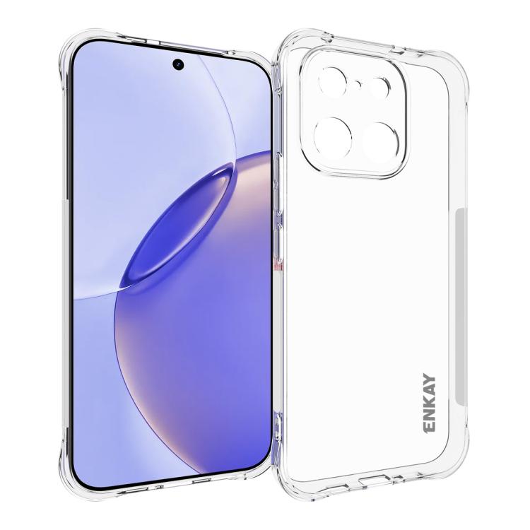 ENKAY Transparent TPU Shockproof Anti-slip Phone Case, For Realme 16 Pro+ 5G Global, For Realme 16 Pro 5G Global, For Realme C85 Pro 4G Global, For Realme 15 Pro 5G Global, For Realme 15 5G Global, For Realme 14 Pro 5G, For Realme 14X 5G Global        ...