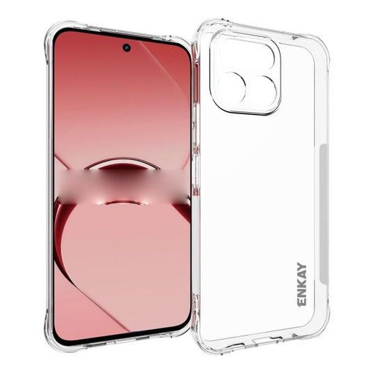 ENKAY Transparent TPU Shockproof Anti-slip Phone Case, For Realme 16T 5G, For Realme 16 Pro+ 5G Global, For Realme 16 Pro 5G Global, For Realme C85 Pro 4G Global, For Realme 15 Pro 5G Global, For Realme 15 5G Global, For Realme 14 Pro 5G