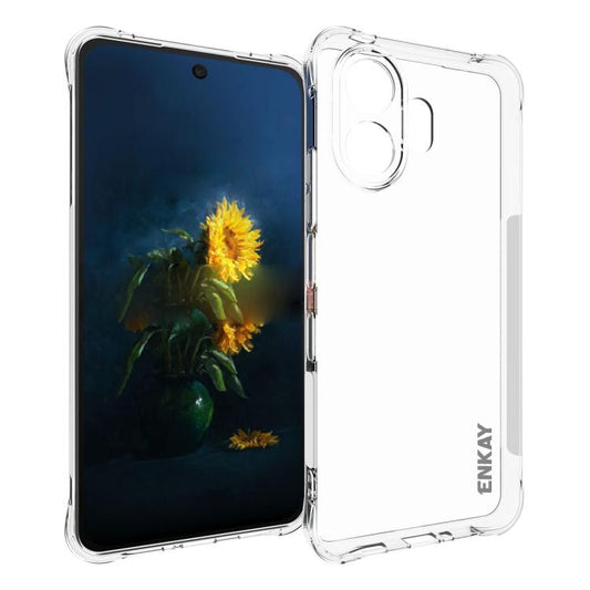 ENKAY Hat-Prince Transparent TPU Shockproof Phone Case, For TCL NxtPaper 70 Pro, For TCL 503 4G, For TCL 50 LE 4G, For TCL 50 5G, For TCL 50 SE 4G, For TCL 501 4G, For TCL 505 4G, For TCL 40 XE 5G, For TCL 40 SE, For TCL 50 NxtPaper / 50 Pro NxtPaper