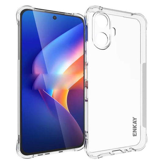 ENKAY Hat-Prince Transparent TPU Shockproof Phone Case, For TCL K70 Nxtpaper 5G, For TCL K70 Power 4G, For TCL NxtPaper 70 Pro, For TCL 503 4G, For TCL 50 LE 4G, For TCL 50 5G, For TCL 50 SE 4G, For TCL 501 4G, For TCL 505 4G, For TCL 40 XE 5G