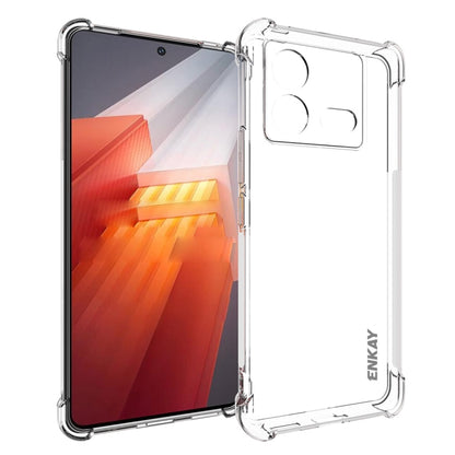 ENKAY Transparent TPU Shockproof Anti-slip Phone Case, For vivo Y17s 4G Global, For vivo iQOO Neo8 5G / Neo8 Pro 5G, For vivo Y35+, For vivo V29e, For vivo iQOO Z7 5G Global, For vivo Y36 4G EU Version