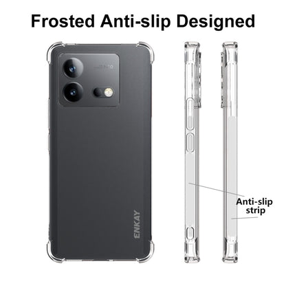 ENKAY Transparent TPU Shockproof Anti-slip Phone Case, For vivo iQOO Neo8 5G / Neo8 Pro 5G, For vivo Y35+, For vivo V29e, For vivo Y17s 4G Global, For vivo iQOO Z7 5G Global, For vivo Y36 4G EU Version
