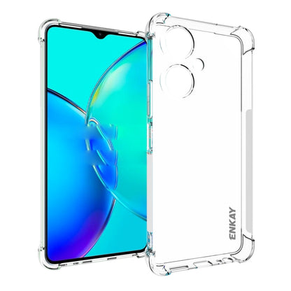 ENKAY Transparent TPU Shockproof Anti-slip Phone Case, For vivo Y17s 4G Global, For vivo iQOO Neo8 5G / Neo8 Pro 5G, For vivo Y35+, For vivo V29e, For vivo iQOO Z7 5G Global, For vivo Y36 4G EU Version