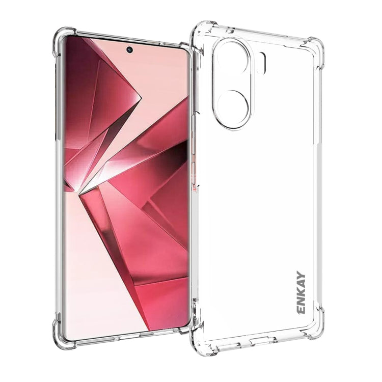 ENKAY Transparent TPU Shockproof Anti-slip Phone Case, For vivo Y17s 4G Global, For vivo iQOO Neo8 5G / Neo8 Pro 5G, For vivo Y35+, For vivo V29e, For vivo iQOO Z7 5G Global, For vivo Y36 4G EU Version