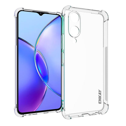 ENKAY Transparent TPU Shockproof Anti-slip Phone Case, For vivo Y17s 4G Global, For vivo iQOO Neo8 5G / Neo8 Pro 5G, For vivo Y35+, For vivo V29e, For vivo iQOO Z7 5G Global, For vivo Y36 4G EU Version