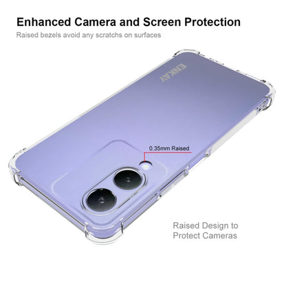 ENKAY Transparent TPU Shockproof Anti-slip Phone Case, For vivo Y17s 4G Global, For vivo iQOO Neo8 5G / Neo8 Pro 5G, For vivo Y35+, For vivo V29e, For vivo iQOO Z7 5G Global, For vivo Y36 4G EU Version