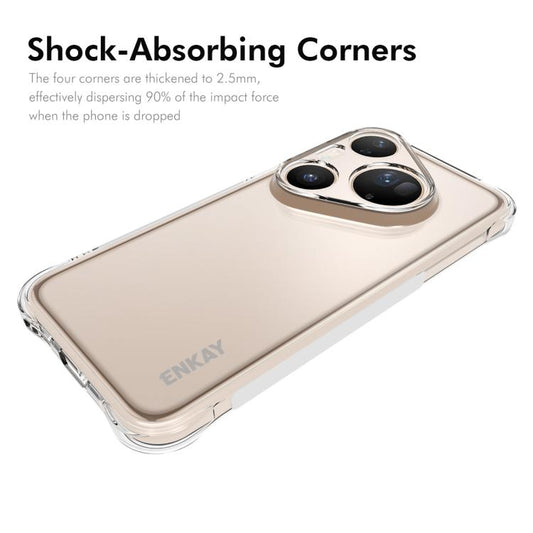 ENKAY Hat-Prince Transparent TPU Shockproof Phone Case, For Huawei Pura 90 Pro Max 5G, For Huawei Pura 90 Pro 5G, For Huawei Pura 90 5G, For Huawei Pura 80 Ultra, For Huawei Pura 80, For Huawei Enjoy 70X, For Huawei Mate 70 Pro, For Huawei Mate 70     ...