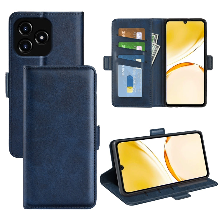 Dual-side Magnetic Buckle Horizontal Flip Leather Phone Case, For Realme C67 5G, For Realme 11X, For Realme C65 4G, For Realme C85 5G / 15x 5G, For Realme 15 5G / 15 Pro 5G, For Realme Narzo N53 / C53