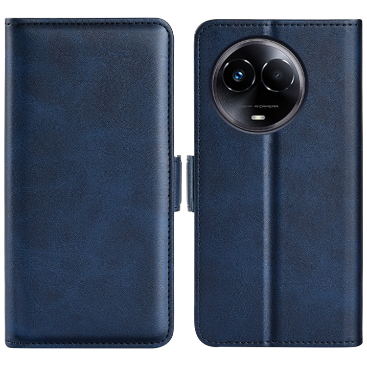 Dual-side Magnetic Buckle Horizontal Flip Leather Phone Case, For Realme C67 5G, For Realme 11X, For Realme C65 4G, For Realme C85 5G / 15x 5G, For Realme 15 5G / 15 Pro 5G, For Realme Narzo N53 / C53