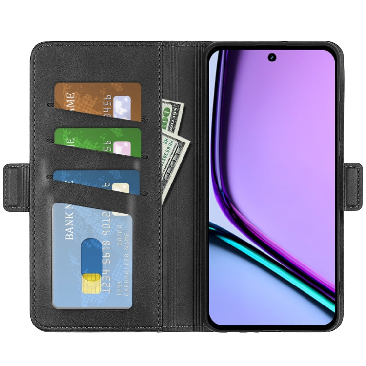 Dual-side Magnetic Buckle Horizontal Flip Leather Phone Case, For Realme C67 5G, For Realme 11X, For Realme C65 4G, For Realme C85 5G / 15x 5G, For Realme 15 5G / 15 Pro 5G, For Realme Narzo N53 / C53