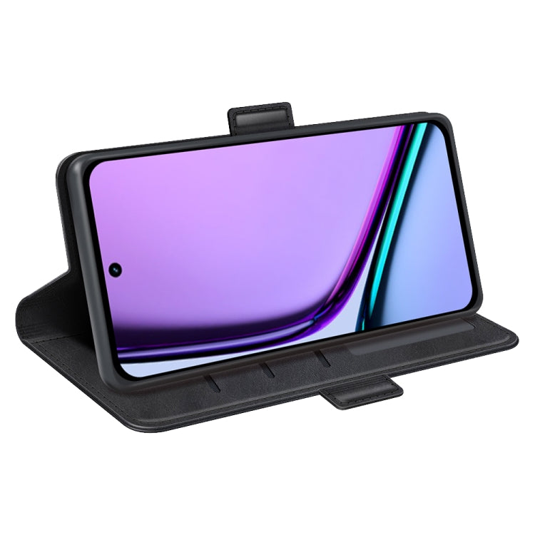 Dual-side Magnetic Buckle Horizontal Flip Leather Phone Case, For Realme C67 5G, For Realme 11X, For Realme C65 4G, For Realme C85 5G / 15x 5G, For Realme 15 5G / 15 Pro 5G, For Realme Narzo N53 / C53