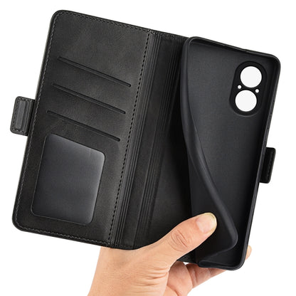 Dual-side Magnetic Buckle Horizontal Flip Leather Phone Case, For Realme C67 5G, For Realme 11X, For Realme C65 4G, For Realme C85 5G / 15x 5G, For Realme 15 5G / 15 Pro 5G, For Realme Narzo N53 / C53