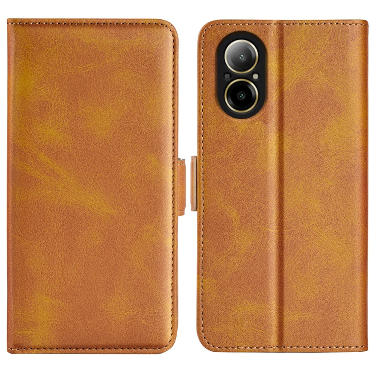 Dual-side Magnetic Buckle Horizontal Flip Leather Phone Case, For Realme C67 5G, For Realme 11X, For Realme C65 4G, For Realme C85 5G / 15x 5G, For Realme 15 5G / 15 Pro 5G, For Realme Narzo N53 / C53