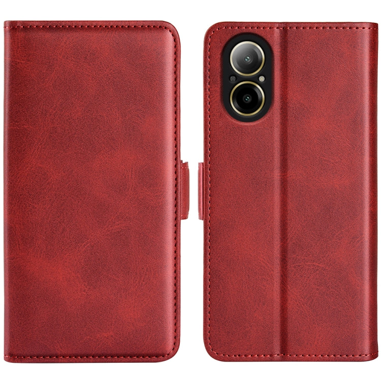 Dual-side Magnetic Buckle Horizontal Flip Leather Phone Case, For Realme C67 5G, For Realme 11X, For Realme C65 4G, For Realme C85 5G / 15x 5G, For Realme 15 5G / 15 Pro 5G, For Realme Narzo N53 / C53