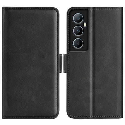Dual-side Magnetic Buckle Horizontal Flip Leather Phone Case, For Realme C67 5G, For Realme 11X, For Realme C65 4G, For Realme C85 5G / 15x 5G, For Realme 15 5G / 15 Pro 5G, For Realme Narzo N53 / C53