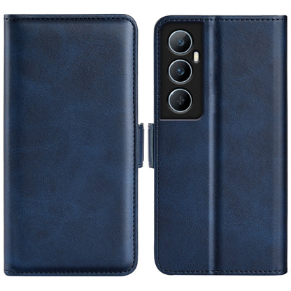 Dual-side Magnetic Buckle Horizontal Flip Leather Phone Case, For Realme C67 5G, For Realme 11X, For Realme C65 4G, For Realme C85 5G / 15x 5G, For Realme 15 5G / 15 Pro 5G, For Realme Narzo N53 / C53