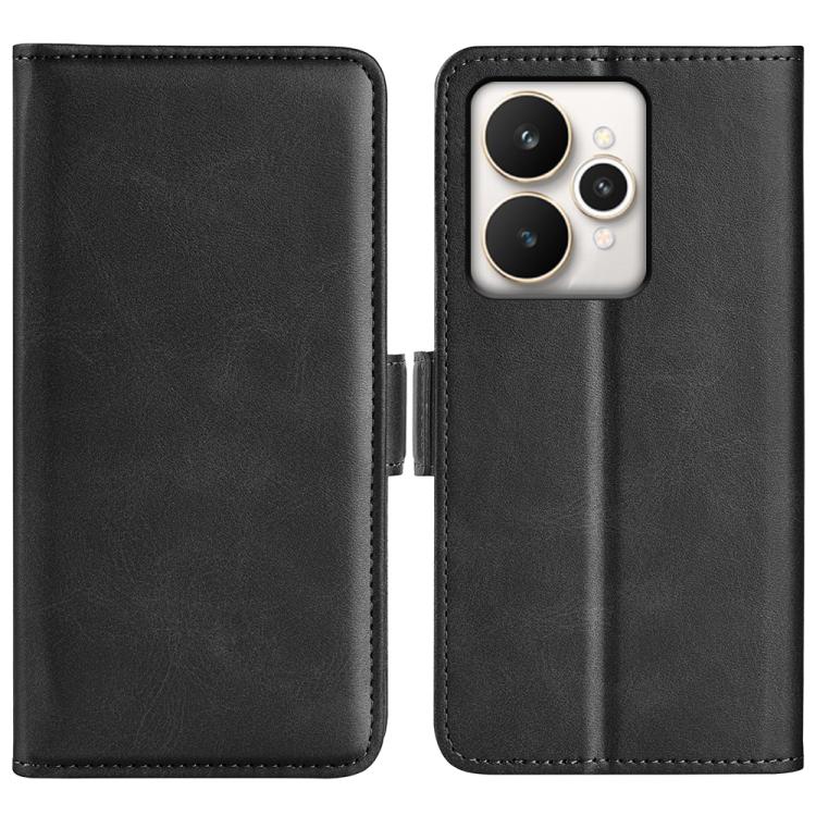 Dual-side Magnetic Buckle Horizontal Flip Leather Phone Case, For Realme C67 5G, For Realme 11X, For Realme C65 4G, For Realme C85 5G / 15x 5G, For Realme 15 5G / 15 Pro 5G, For Realme Narzo N53 / C53